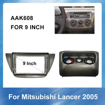 9 Inch Pentru Mitsubishi Lancer 2005 2 din Radio Fascia pentru Stereo Audio de pe Panoul de Montare Instalare Dash Kit Rama Adaptor Radio Ster