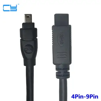 9 PINI / 4 PINI BETA FireWire 800 - FireWire 400 de 9-4 9pin la 4 pini conector Cablu IEEE 1394B 1,8 m 3m 4.m Negru transport gratuit