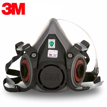 9 În 1 3M 6200 Industria Jumătate Față Vopsea Spray cu Gaz Masca de Respirat de Protecție de Lucru Dovada de Praf Masca de Respirat Cu Filtru