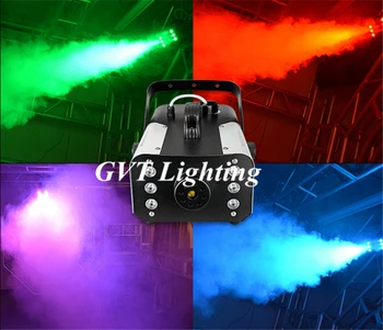 900W ceață cu led-uri machine mașină de fum cu LED-uri colorate spray mașină discoteci scena de concert bar lumina de ceata masina