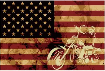 90x150cm cu Motocicleta American Caz Steaguri Steagul poliester personalizate istorie afaceri hobby banner