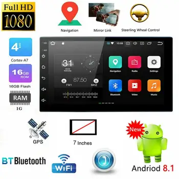 9218 7 Inch Android 8.1 Mașină Bluetooth MP5 Player Auto Navigatie GPS All-in-one CSV