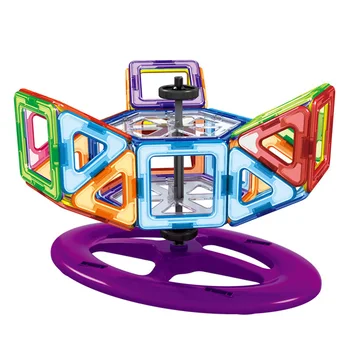 92pcs/Set Dimensiuni Mari Magnetice Blocuri Roată Caramida Designer Lumineze Cărămizi Magnetice Jucarii Copii, Cadou de Ziua de nastere