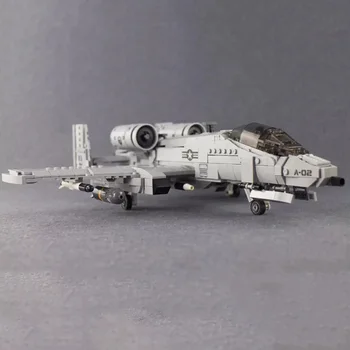 961Pcs Militare Blocuri 06022 Thunderbolt II A10 Avion de vanatoare Model de Jucarii Pentru Copii, cadouri de Craciun