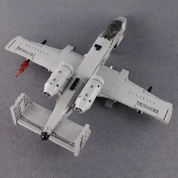 961Pcs Militare Blocuri 06022 Thunderbolt II A10 Avion de vanatoare Model de Jucarii Pentru Copii, cadouri de Craciun