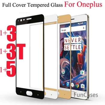 9H Complet Capacul Colorat din Sticla Temperata Pentru OnePlus 3 3T 5 5T 6 6TScreen Protector Pentru OnePlus 6 5 Plus 5 5T Film Protector