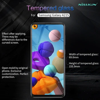 9H Sticla Temperata Pentru Samsung Galaxy A21s NILLKIN Amazing H Ecran de Sticlă Protector Pentru Samsung A21s Telefon Folie de Protectie