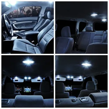 9PCS LED Alb Pachet de Interior kit Pentru Subaru B9 Tribeca Baja BRZ Forester Impreza Justy 1990-2019