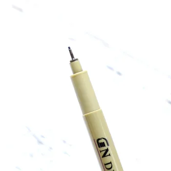 9Pcs/Lot Negru toshiba Cârlig pen Linie schiță markeri Desen Impermeabil de Artă Manga benzi Desenate Scrisul Pen