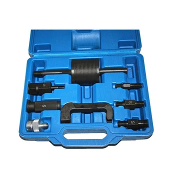 9pcs Master Profesional Diesel Injector Extractor Set Cu Common Rail Adaptor Slide Ciocan Injecție Extractor Tool Kit Set