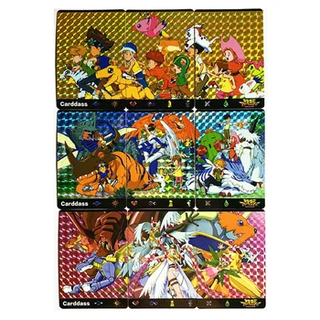 9pcs/set Digimon Digital Monstru Refracție Compozit Procesul de Jucarii Hobby-uri Hobby-ul de Colecție Colectia de jocuri Anime Carduri