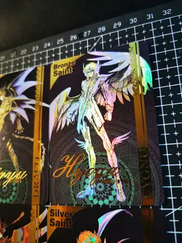 9pcs/set Saint Seiya Patra bomba Jucarii Hobby-uri Hobby-ul de Colecție Colectia de jocuri Anime Carduri