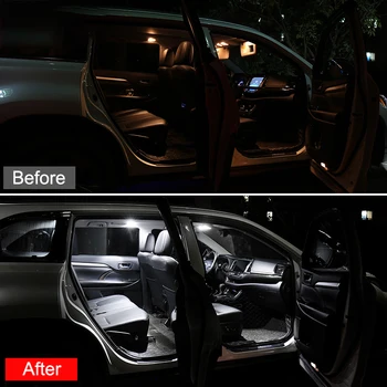 9x Masina Becuri cu LED-uri Pentru Suzuki SX4 2007 2008 2009 2010 2011 2012 2013 Interior plafonieră Înmatriculare Lumina Portbagaj Accesorii