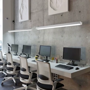 A CONDUS biroul candelabru modern, simplu birou fâșie lungă de aluminiu lampă agățat linie lampa comerciale inginerie candelabru lampă cu led-uri