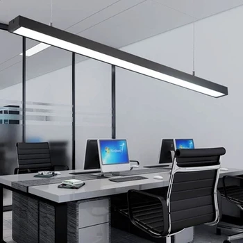 A CONDUS biroul candelabru modern, simplu birou fâșie lungă de aluminiu lampă agățat linie lampa comerciale inginerie candelabru lampă cu led-uri