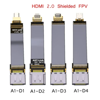 A1-D FPV HDMI 2.0 Micro Adaptor HDMI 4K 60Hz HD FPC Panglică tv cu Cablu Ecranat 20P pentru Multicopter Fotografie Aeriană GH4 GoPro