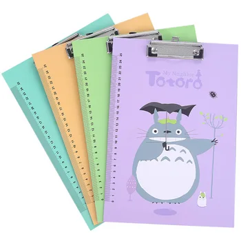 A4 Totoro Kawaii Clipboard Anime Acțiune Figura Papetărie Clip Folder Bord Birou Fișier Desen Pad Scris Școală Instrument De Birou