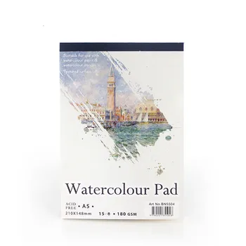 A5/A4 Acuarela Carte de Apă Hârtie de Culoare Schiță Notepad pentru Pictura Desen Jurnal Jurnalul de Creație Notebook de Artă