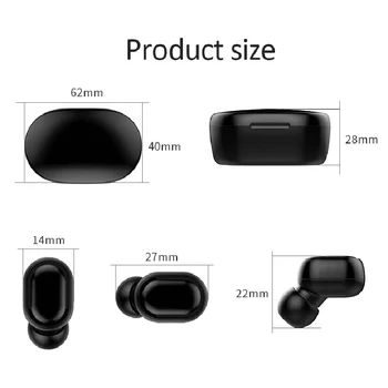 A7S Tws Bluetooth 5.0 Căști Wireless Touch Control Căști Impermeabil 9D Stereo Sport Blutooth cu Cască Cu Încărcare Cutie