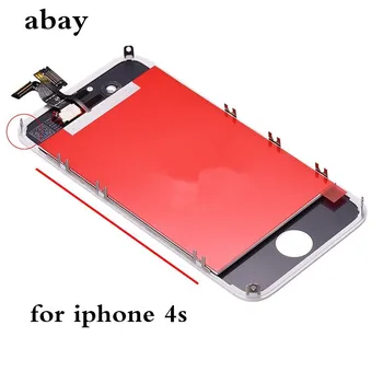 AAA Pentru iPhone 4 GSM A1332 CDMA A1349 4S Display LCD Touch Screen, Digitizer Inlocuire Modul GSM/CDMA Ecran LCD de Nici un Pixel Mort