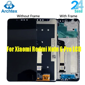 AAA+ Pentru Xiaomi Redmi Nota 6 Pro tv LCD Display Touch Screen de Asamblare Digitiza Piese+10point touch Versiune Globală