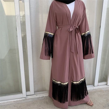 Abaya Kimono Hijab Musulman Femei Rochie Caftan Caftan Arabi Turci Haine Islamice Dubai Ramadan Rochii De Islam Halat De Musulmani