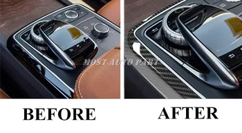 ABS Consola Cutie de Viteze Multimedia Acoperire Cadru Pentru Benz GLE W166 C292-2019 Auto accesorii Auto de interior Tapiterie