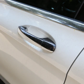 ABS, Fibra de Carbon Mânerul Ușii Capacului Ornamental Autocolant pentru Mercedes Benz C Class W205 GLC X253 E Class W213 Accesorii Auto