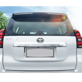 ABS Luminos Argintiu Cromat Portbagaj Benzi Tapiterie pentru Toyota Land Cruiser Prado 150 LC150 FJ150 2018 Masina din Spate Accesorii Usi