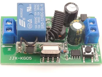 AC 85~250V 10A rf receptor cu Releu Universal control de la distanță 220V1CH 433Mhz Receptor fără Fir Modulul controler de lumină/lampă