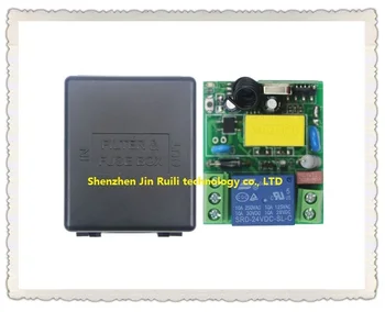 AC220V 1CH RF Wireless Mini Comutator Releu Receptor + 6pcs elipsă Emițătoare pentru Aparate de Poarta, Usa de Garaj JRL-220V-1CH