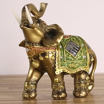 Acasa Accesorii Decor Elefant Forma Decor Unic Decor De Uz Casnic Decorarea Rasina De Artizanat Figurine Miniaturi
