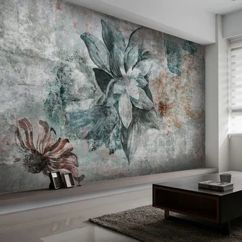Acasă Decor de Perete Wallpaper 3D Foto Personalizate Murală Nordic Vintage Flori Abstracte Pictura pe Perete Camera de zi Dormitor Fundal