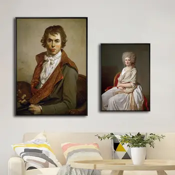 Acasă Decor Panza De Imprimare Arta De Perete De Poze Poster Pânză Tiparituri Picturi Francez Jacques-Louis David