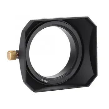 Accesorii lentile 46mm Pătrat Lens Hood Umbra pentru DV camera Video Camera Video Digitală Lentile cu Filtru sau Butoi Fir de camera len parte