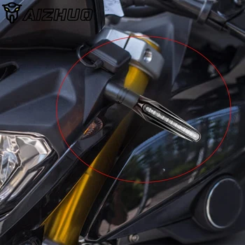 Accesorii motociclete 12V LED Lumina de Semnalizare lampa de control PENTRU YAMAHA FZ6 FAZER FZ6R FZ8 MT07 MT 07 FZ-07 XJ6 DIVERSION