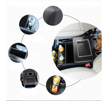 Accesorii Pentru Mercedes-Benz Vito W447 2016 2017 2018 Cotiera Cutie Centrale de Control cu LED-uri de Lumină de Conținut Cutie de Depozitare Auto Styling