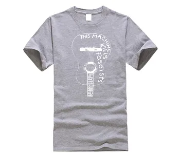 Această Mașină Ucide Fasciști Woody Guthrie Chitara Muzica Noua 2020 Stil de Vara t-shirt de Imprimare de sex Masculin Personaliza Tricoul