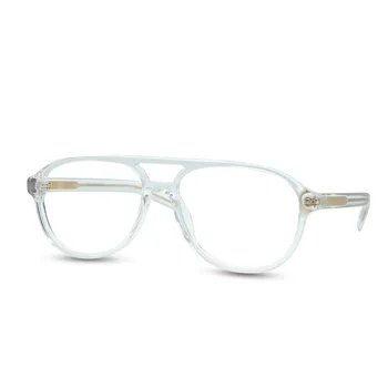 Acetat de Pahare Transparente Bărbați Vintage Retro Pilot Ramă de Ochelari Femei Obiectiv Clar Ochelari Optice, Rame de Ochelari om Oculos