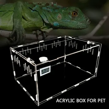 Acrilice Terariu Reptile Cutie Transparent, Durabil Consumabile Pentru Animale De Companie Pentru Animalele Cu Sânge Rece De Reptilă Animale De Companie, Insecte Decor Acasă
