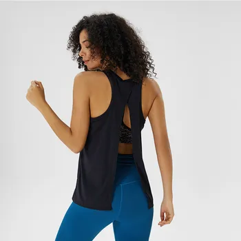 Activewear Gol-Simt Yoga Atletică Vesta e Deschis Înapoi Yoga Topuri Rezervor Întinde Bluza Sexy Sport Fitness Topuri Rezervor de Top Liber