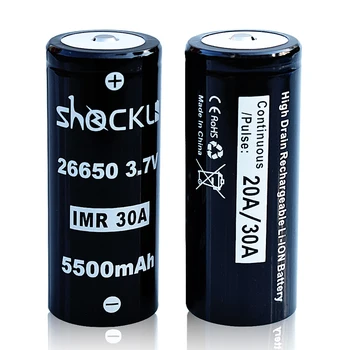 Acumulator 26650 Shockli 3.7 V 5500mAh capacitate mare de 30A Litiu Baterie Reîncărcabilă de Mare Putere cu Lanterna LED-uri Lanterna