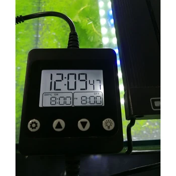 Acvariu cu LED-uri Controler de Lumină Dimmer Modulator cu afisaj LCD pentru Rezervor de Pește Inteligent de Distribuție a intensității luminoase Sistem Controler cu LED-uri