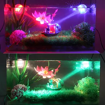 Acvariu Lampa Scufundări Lumina Rezervor de Pește Impermeabil LED lumina Reflectoarelor Subacvatice Marin Noapte Accesorii Decor Magazin