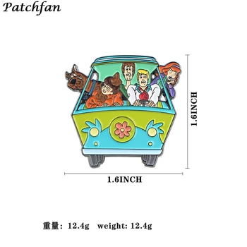AD070 Patchfan Email Ace Anime Broșe Pin Rever Tricou Sac Amuzant Insigna de Bijuterii Cadou Fanilor Prieteni
