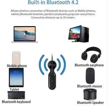 Adaptor USB Wireless Transmite și a primi Wifi dual band 2.4/5 ghz Lan Dongle Bluetooth Plug and play placa de Retea pentru laptop-uri PC