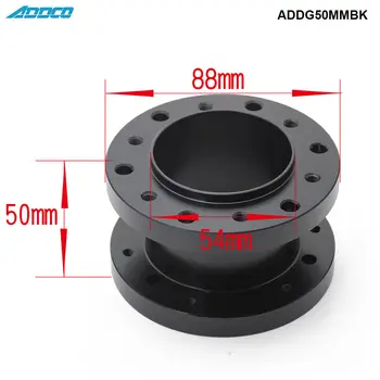 ADDCO 50mm Billett Aluminiu Volan Distanțier Adaptor Boss Kit se Potriveste pe Toate Roțile ADDG50MMBK