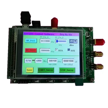 ADF5355 Modul Touch Ecran Color Zdrobitoare Semnal RF Sursa VCO cuptor cu Microunde Sintetizator de Frecvență PLL