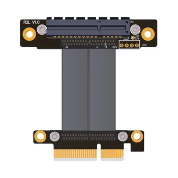 ADT-Link R22SL 5cm PCIe 3.0 x4 Masculin la x4 Feminin Cablu de Extensie 32G/bps PCI-E 4x Grafică SSD RAID Extender Cablu de Conversie