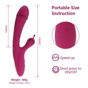 Adult jucarii sexuale Vibratoare punctul G 10 Viteze USB Reîncărcabilă Puternic Vibrator Rabbit Vibrator pentru Femei Clitorisul stimularea Masaj
